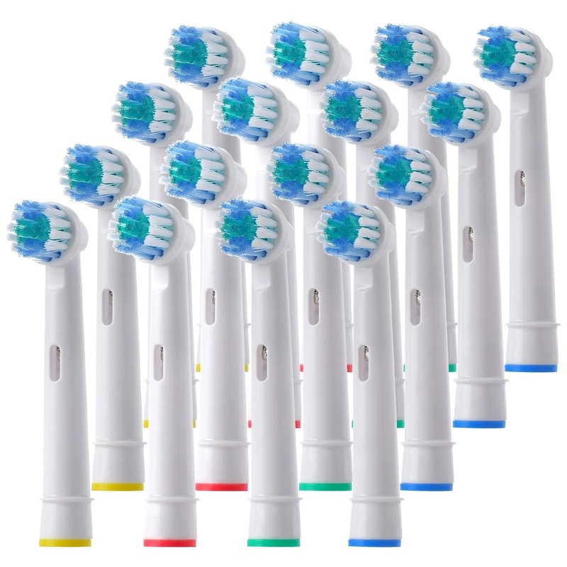 Electric Toothbrush Replacement Brush Heads Basic Cleaning Nozzle Compatible With D100 D25 D30 D32 11