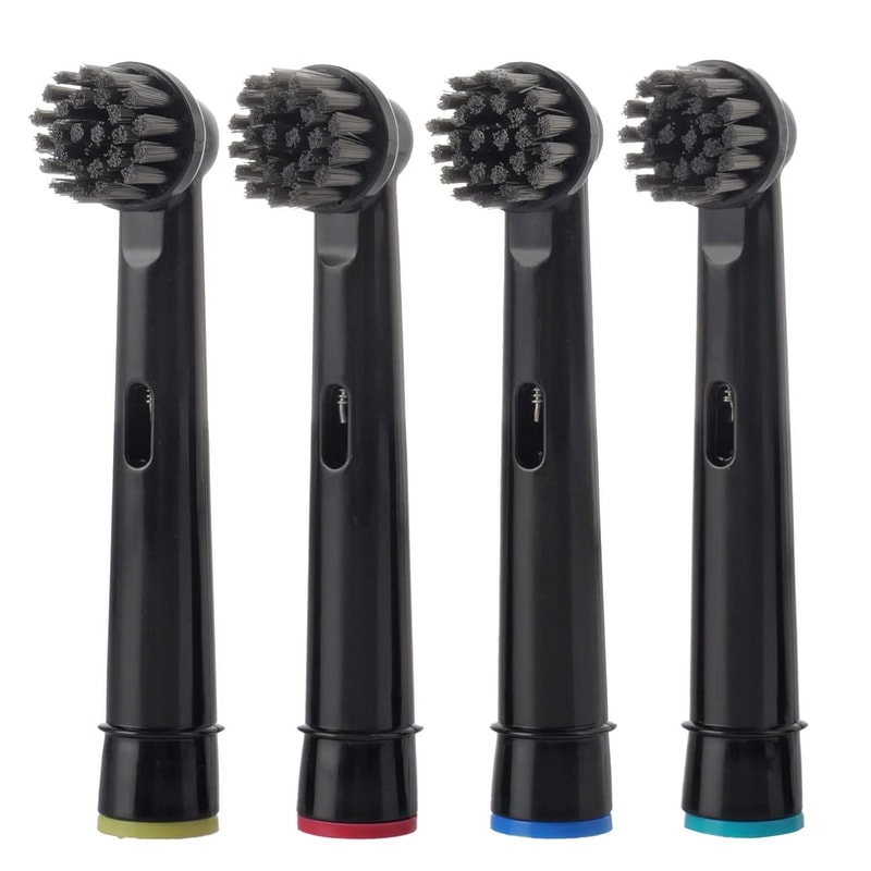 Electric Toothbrush Replacement Brush Heads Basic Cleaning Nozzle Compatible With D100 D25 D30 D32 12