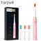 Electric Sonic Toothbrush USB Rechargeable Waterproof Toothbrush With Replacement Heads 9