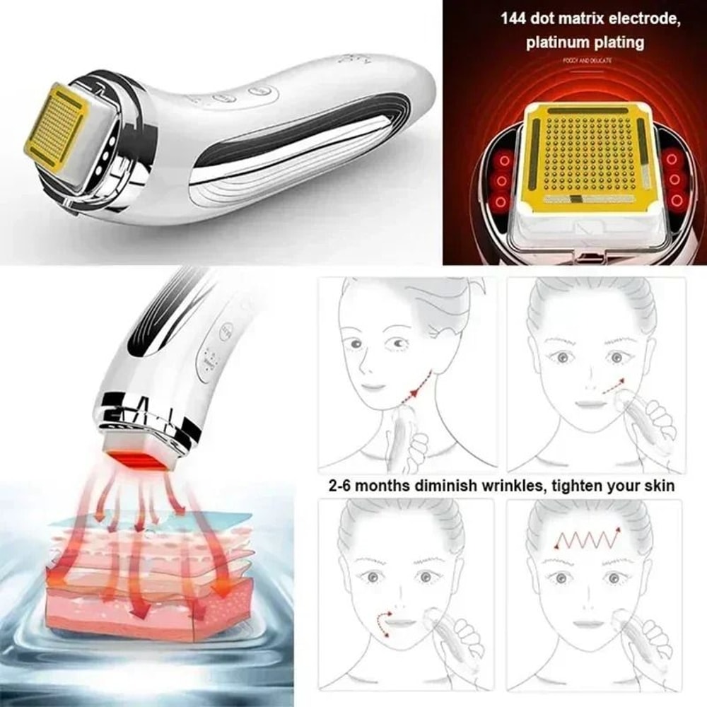Radio Frequency Face Lifting Device Skin Tightening Wrinkle Remover Beauty Massager 3