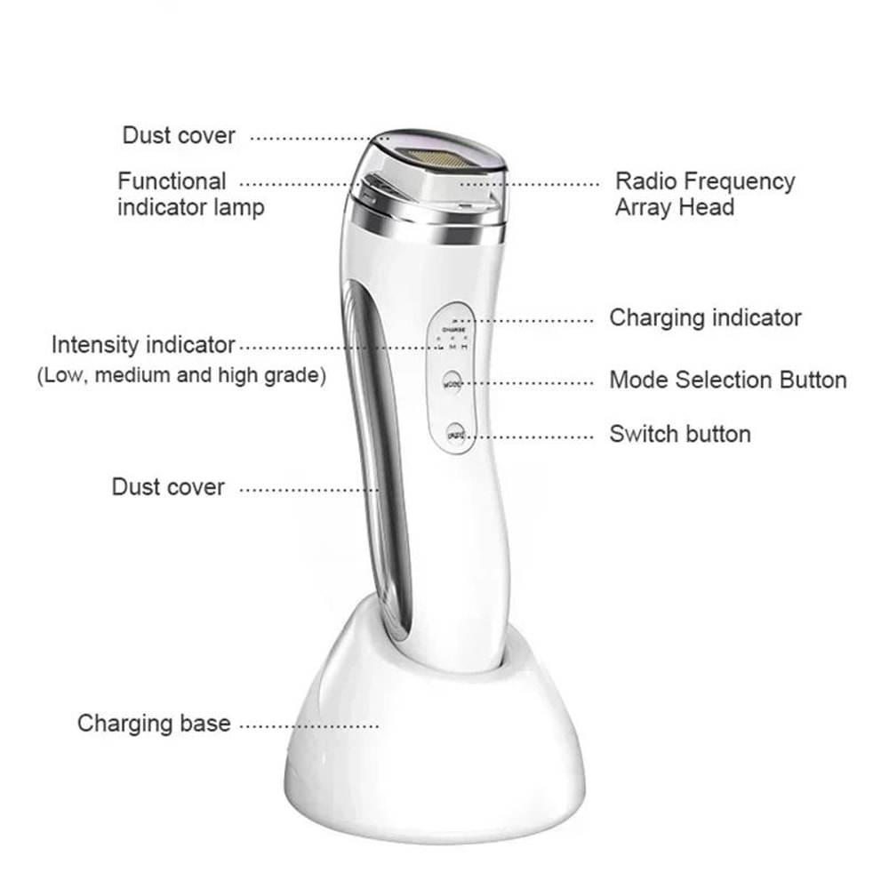 Radio Frequency Face Lifting Device Skin Tightening Wrinkle Remover Beauty Massager 5
