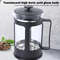 Stainless Steel Tea Coffee Brewer With Filter Heat Resistant Handle 4