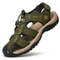 Mens Genuine Leather Sandals Casual Outdoor Roman Beach Shoes 9