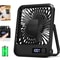 Portable USB Rechargeable Desk Fan With 180 Foldable Tilt And 5 Speeds 0