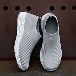 women vulcanized shoes slip on casual flats comfortable walking loafers