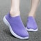 Women Vulcanized Shoes Slip On Casual Flats Comfortable Walking Loafers 9