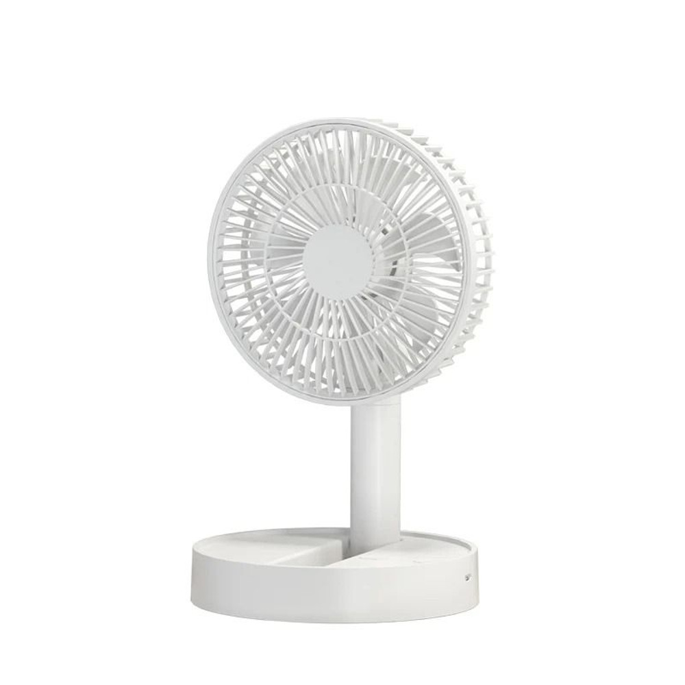 USB Foldable Fan Battery Operated Portable Table Fan With 4 Speeds And Timer 0