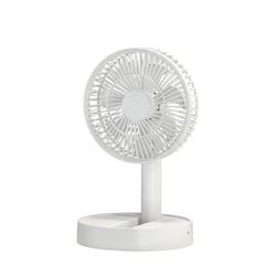 usb foldable fan battery operated portable table fan with 4 speeds and timer