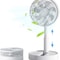 USB Foldable Fan Battery Operated Portable Table Fan With 4 Speeds And Timer 1