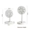 USB Foldable Fan Battery Operated Portable Table Fan With 4 Speeds And Timer 2
