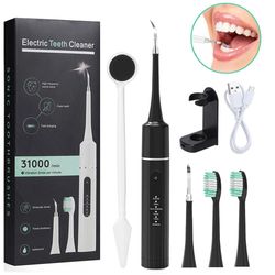 sonic electric toothbrush portable dental cleaner and calculus removal tool