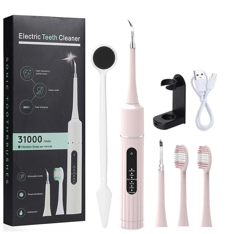Sonic Electric Toothbrush Portable Dental Cleaner And Calculus Removal Tool 9
