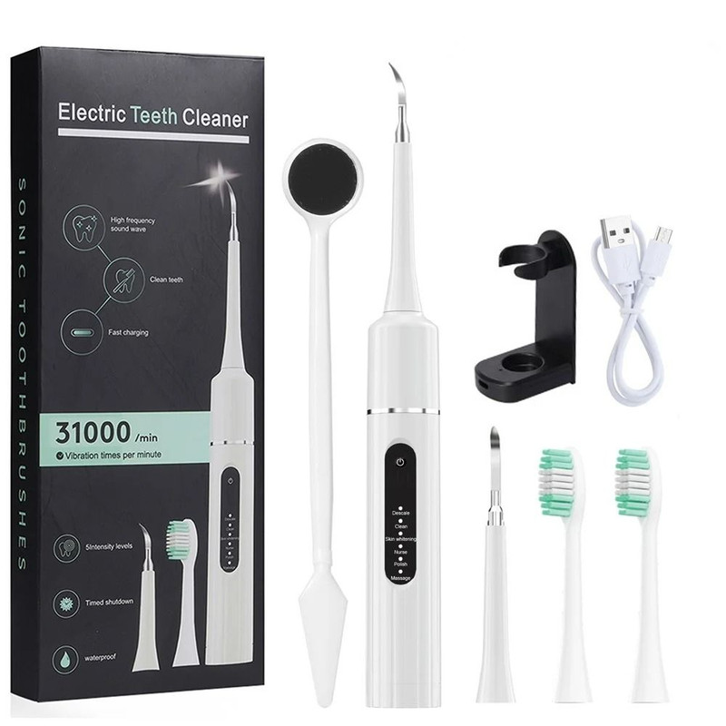 Sonic Electric Toothbrush Portable Dental Cleaner And Calculus Removal Tool 6