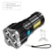 High Power LED Flashlight With COB Side Light Rechargeable Torch 7
