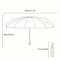 12Bone Automatic Folding Umbrella UV Resistant Windproof Three Fold Umbrella 1