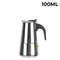 Stainless Steel Moka Coffee Maker Stovetop Espresso Pot For 2 To 9 Cups 6