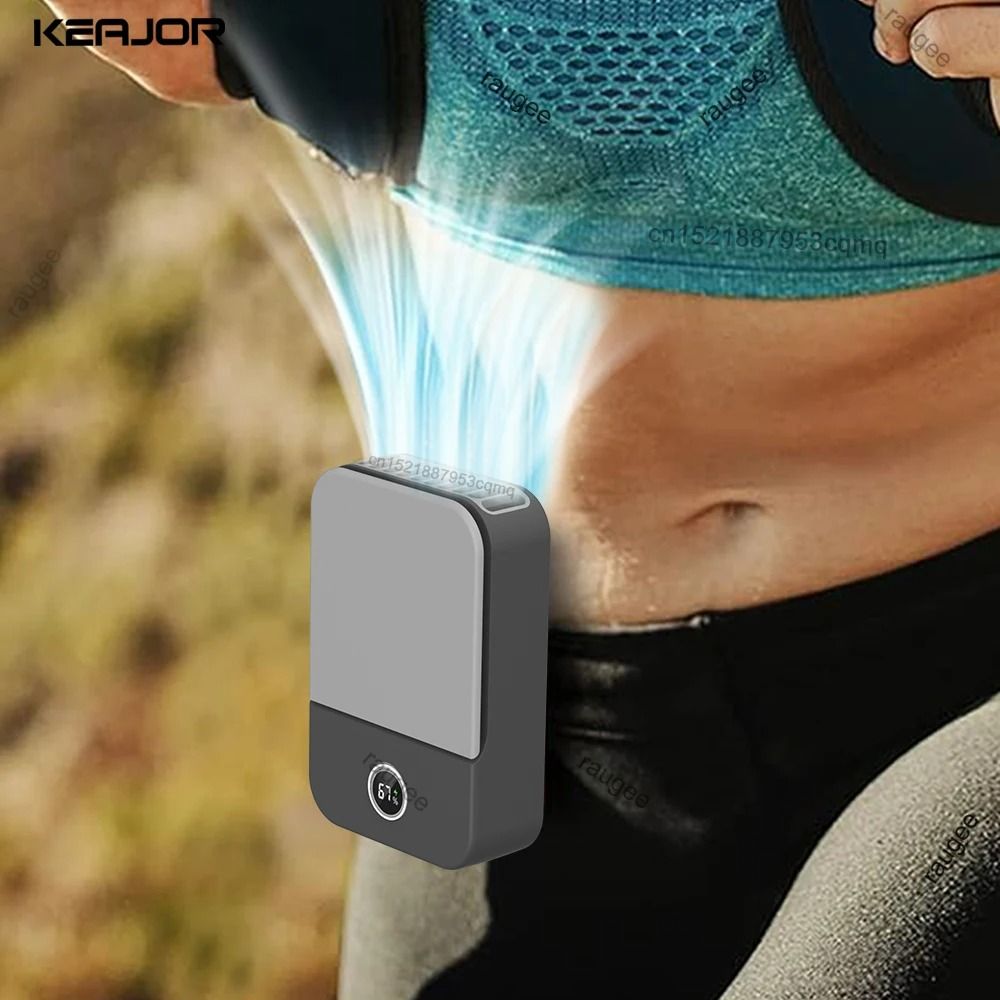 Portable Waist Fan With USB Rechargeable Clip And Hanging Neck Strap 0