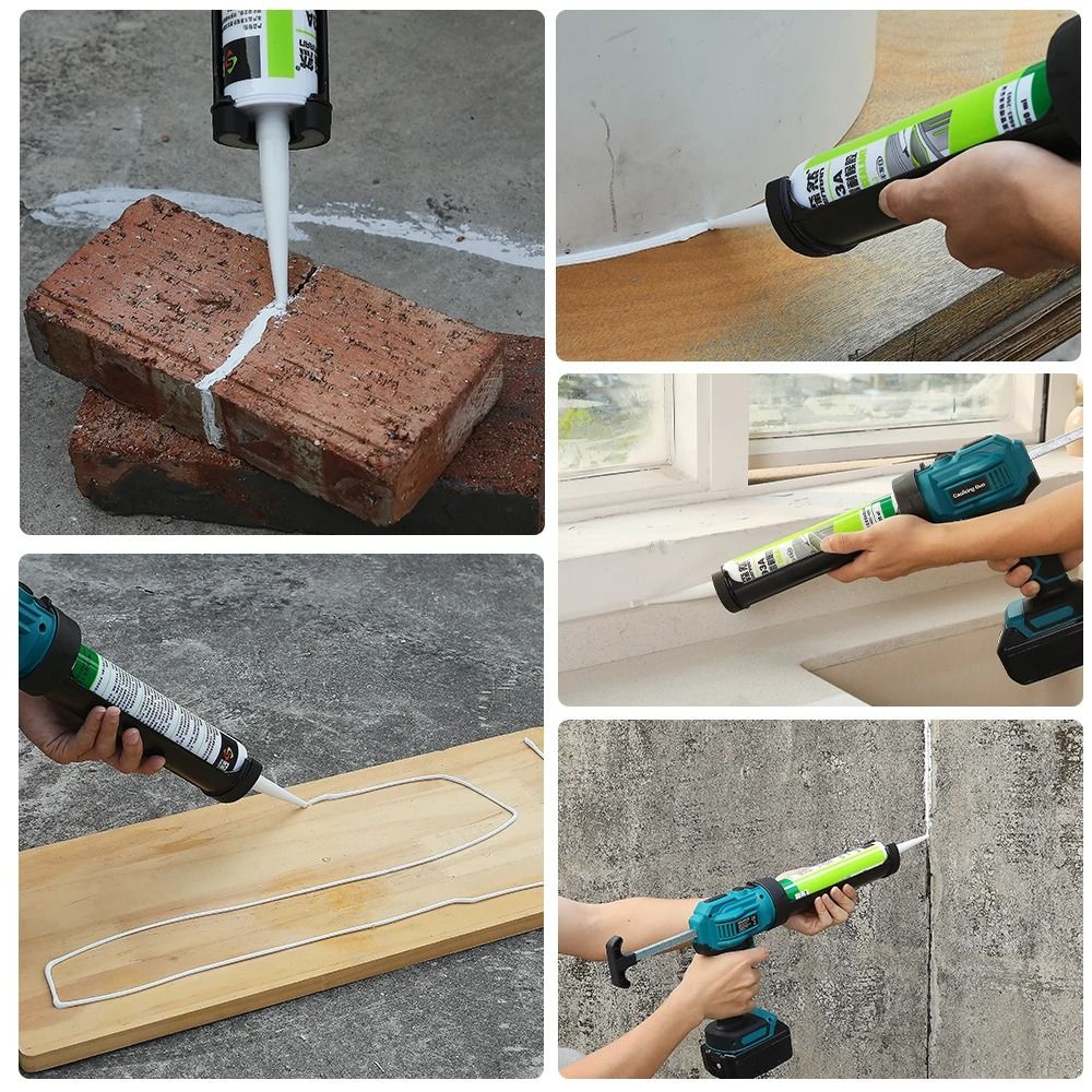 Electric Caulking Gun With Lithium Battery And 4Speed Control 2