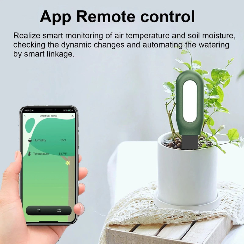 Zigbee Soil Moisture And Temperature Sensor For Smart Plant Care 3