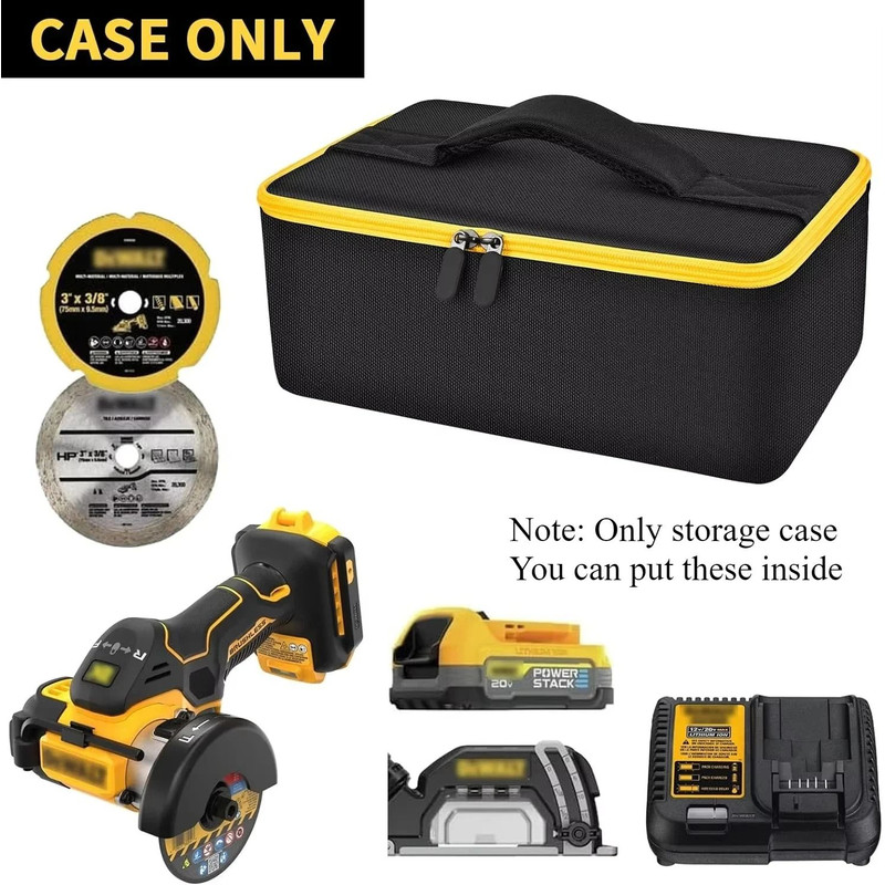 Storage Bag For 20V Max Cut Off Tool With Pockets And Organizer 2