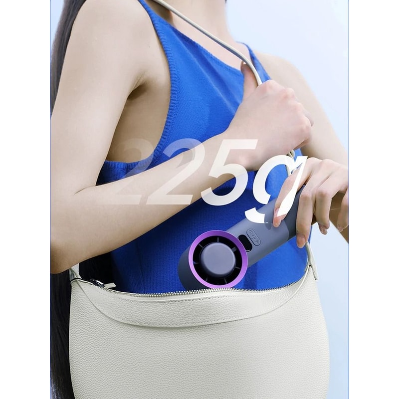 Portable Handheld Turbo Fan With 100 Speed Settings And Ice Cooling 6
