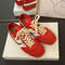Womens Retro Leather German Training Sneakers Lace Up Flats 11