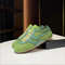 Womens Retro Leather German Training Sneakers Lace Up Flats 7