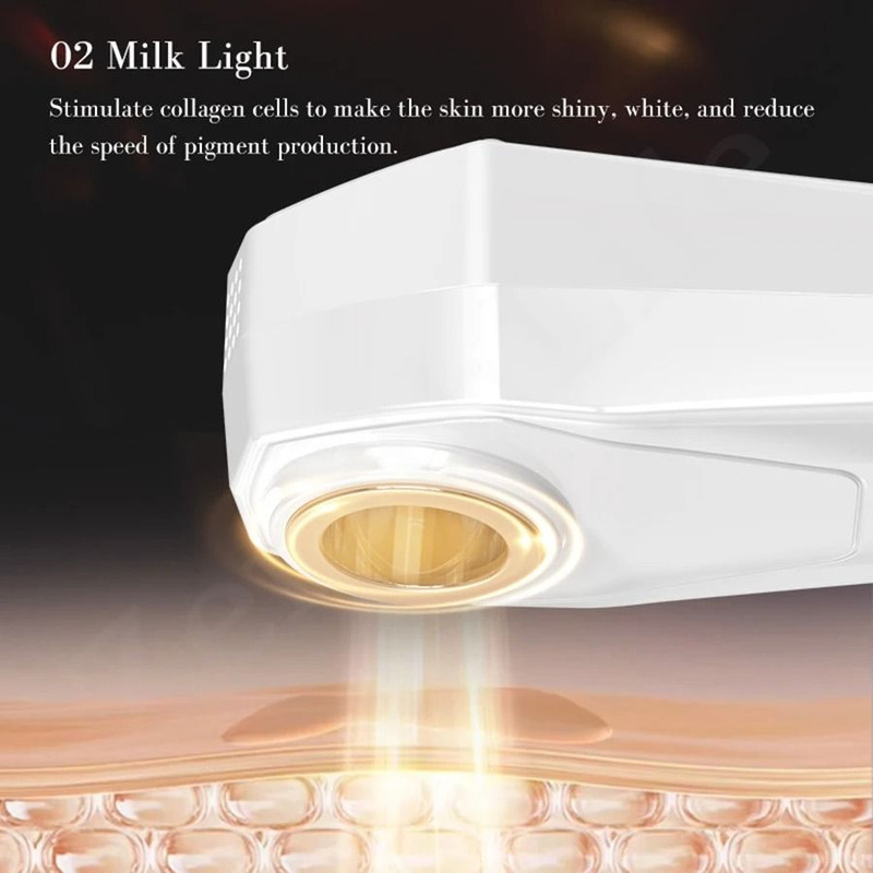 2 In 1 Skin Rejuvenation Device With DPL Milk Light And Anti Wrinkle Care 2