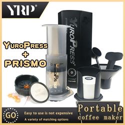 portable espresso coffee maker with french press air press design