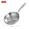 304 Stainless Steel Frying Pan Nonstick Uncoated Cookware 9