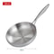 304 Stainless Steel Frying Pan Nonstick Uncoated Cookware 10