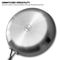 304 Stainless Steel Frying Pan Nonstick Uncoated Cookware 2