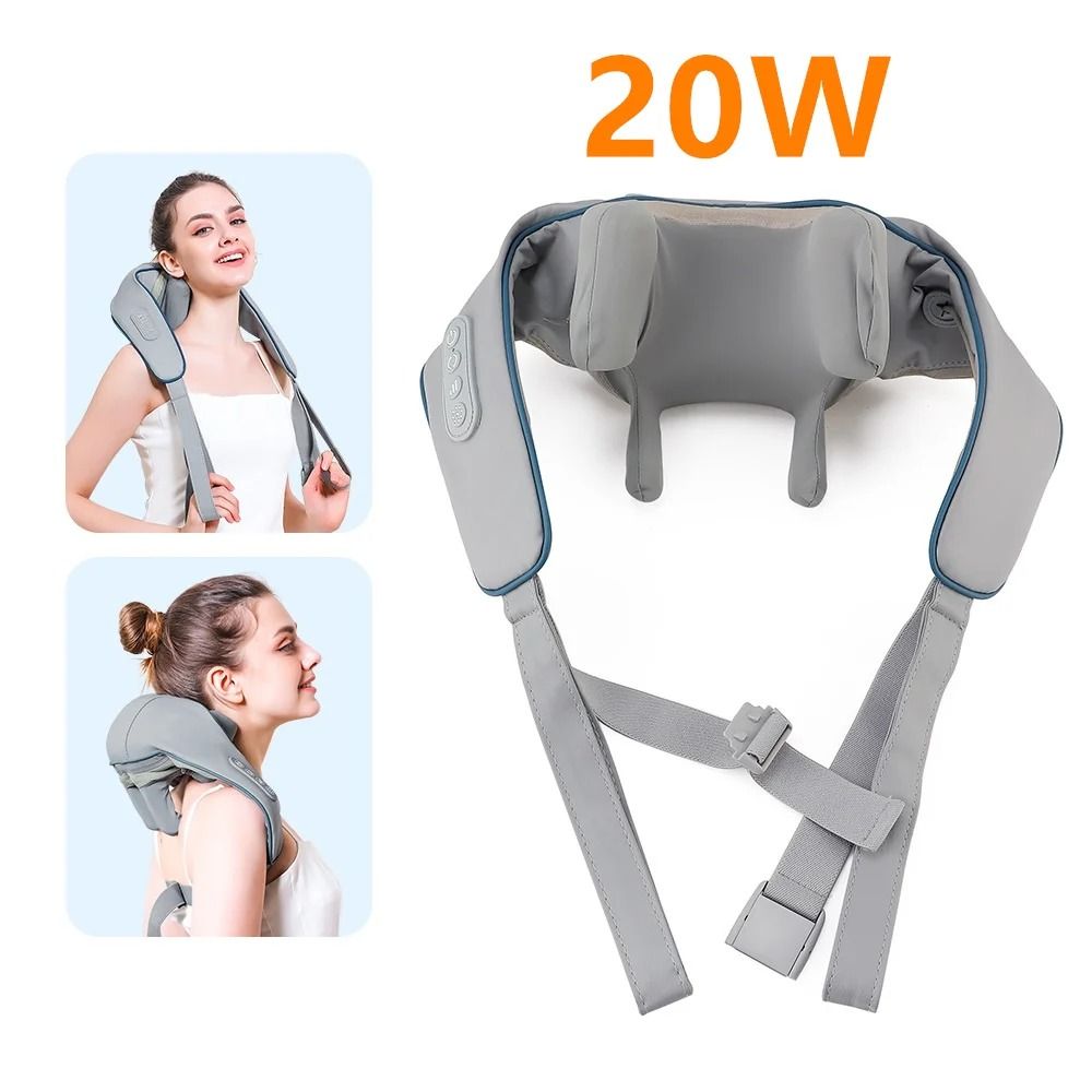 Wireless Neck And Shoulder Massager With Heat And Kneading 7