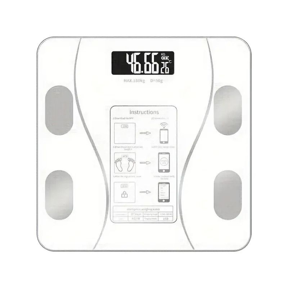 Smart Body Fat Scale With LED Display And Body Composition Analyzer 7