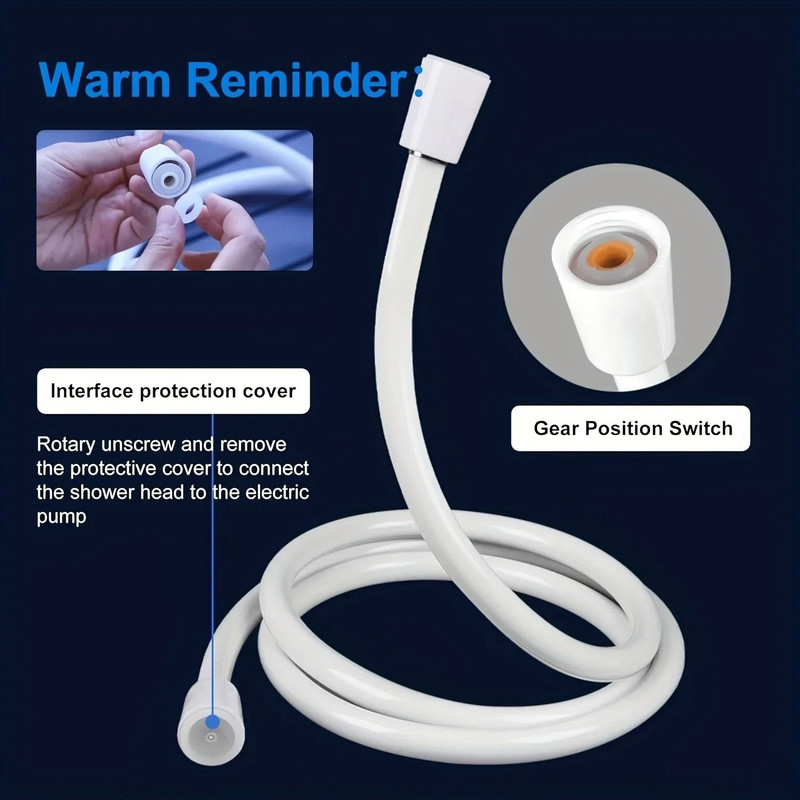Portable USB Rechargeable Shower Head And Outdoor Watering System 4