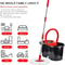 Spin Mop And Bucket Set With Wring System And 3 Microfiber Heads 3