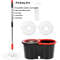 Spin Mop And Bucket Set With Wring System And 3 Microfiber Heads 6