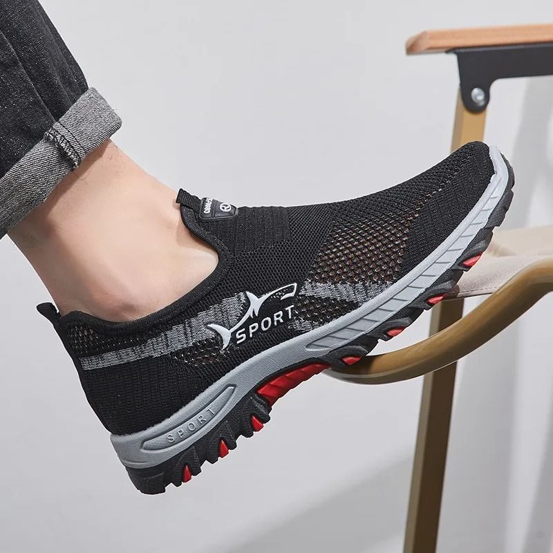 Mens Breathable Mesh Sneakers Lightweight Casual Walking Shoes 3