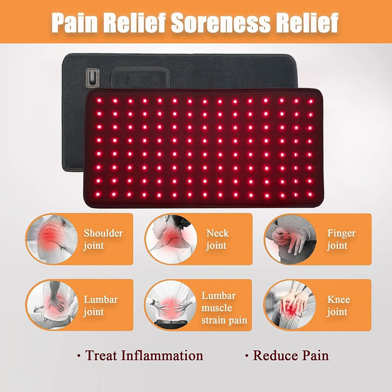 Red Light Therapy Belt With 120 LEDs For Pain Relief And Muscle Recovery 5