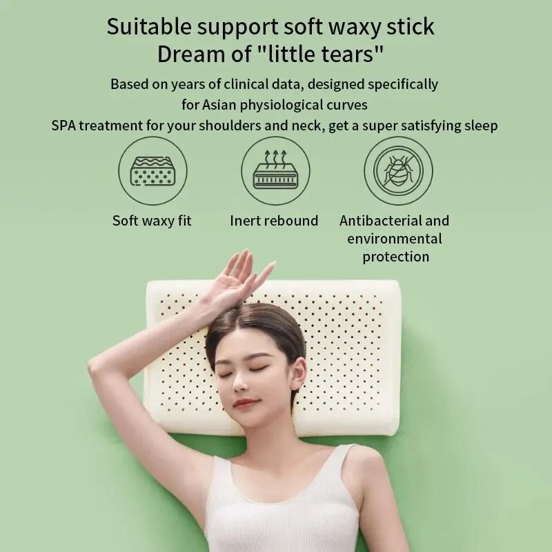 Natural Latex Cervical Pillow For Neck Support And Comfortable 1
