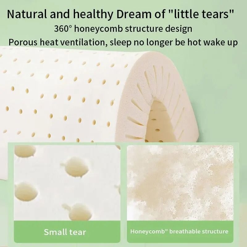 Natural Latex Cervical Pillow For Neck Support And Comfortable 5