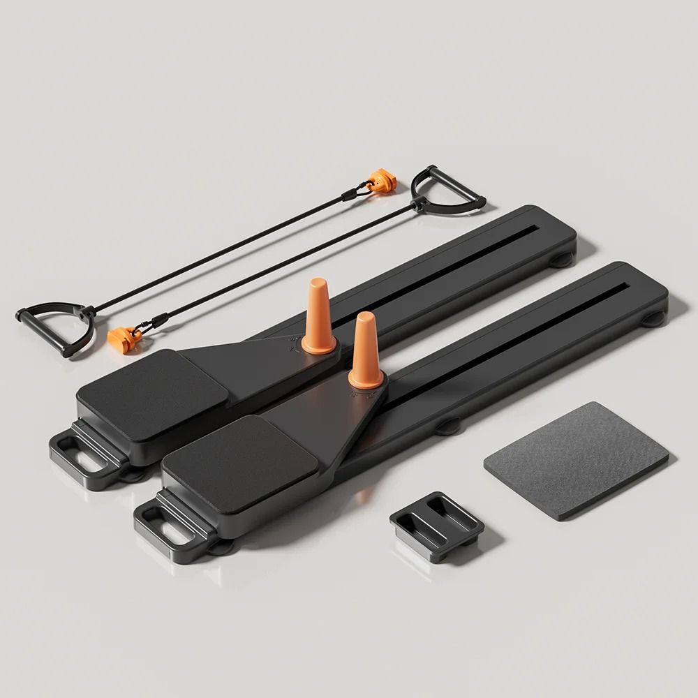 2 In 1 Abs And Ski Board Portable Core And Leg Trainer For Home Gym 8