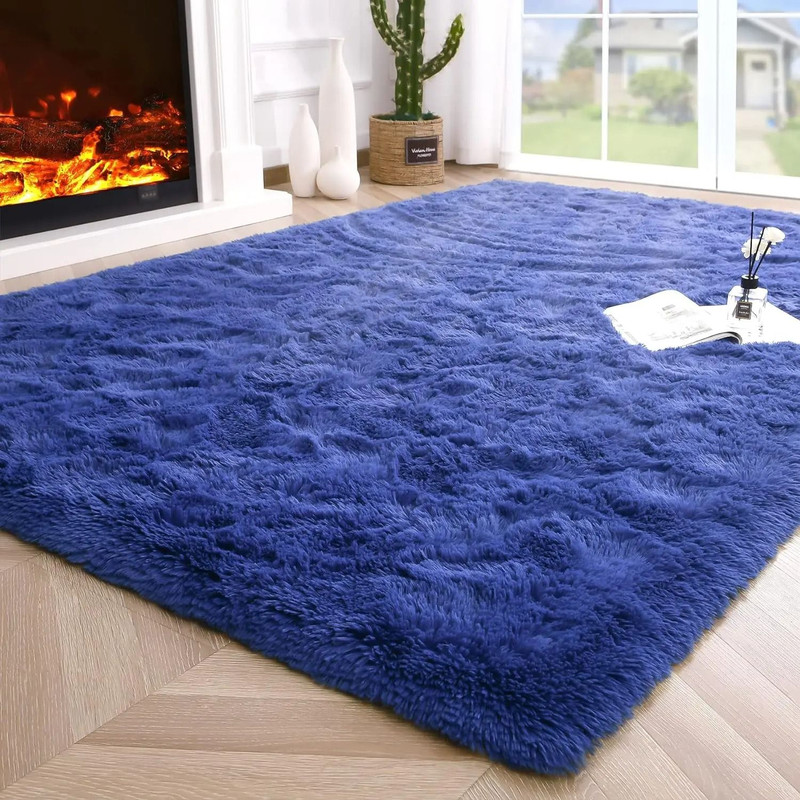 Fluffy Area Rug For Bedroom And Living Room With Non Slip Backing 9