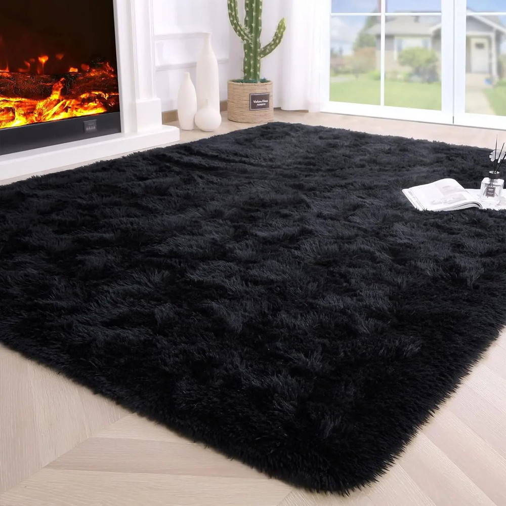 Fluffy Area Rug For Bedroom And Living Room With Non Slip Backing 1