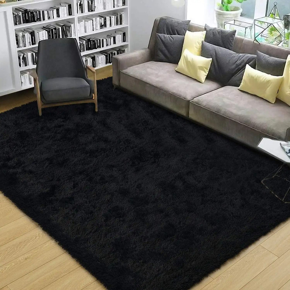 Fluffy Area Rug For Bedroom And Living Room With Non Slip Backing 2