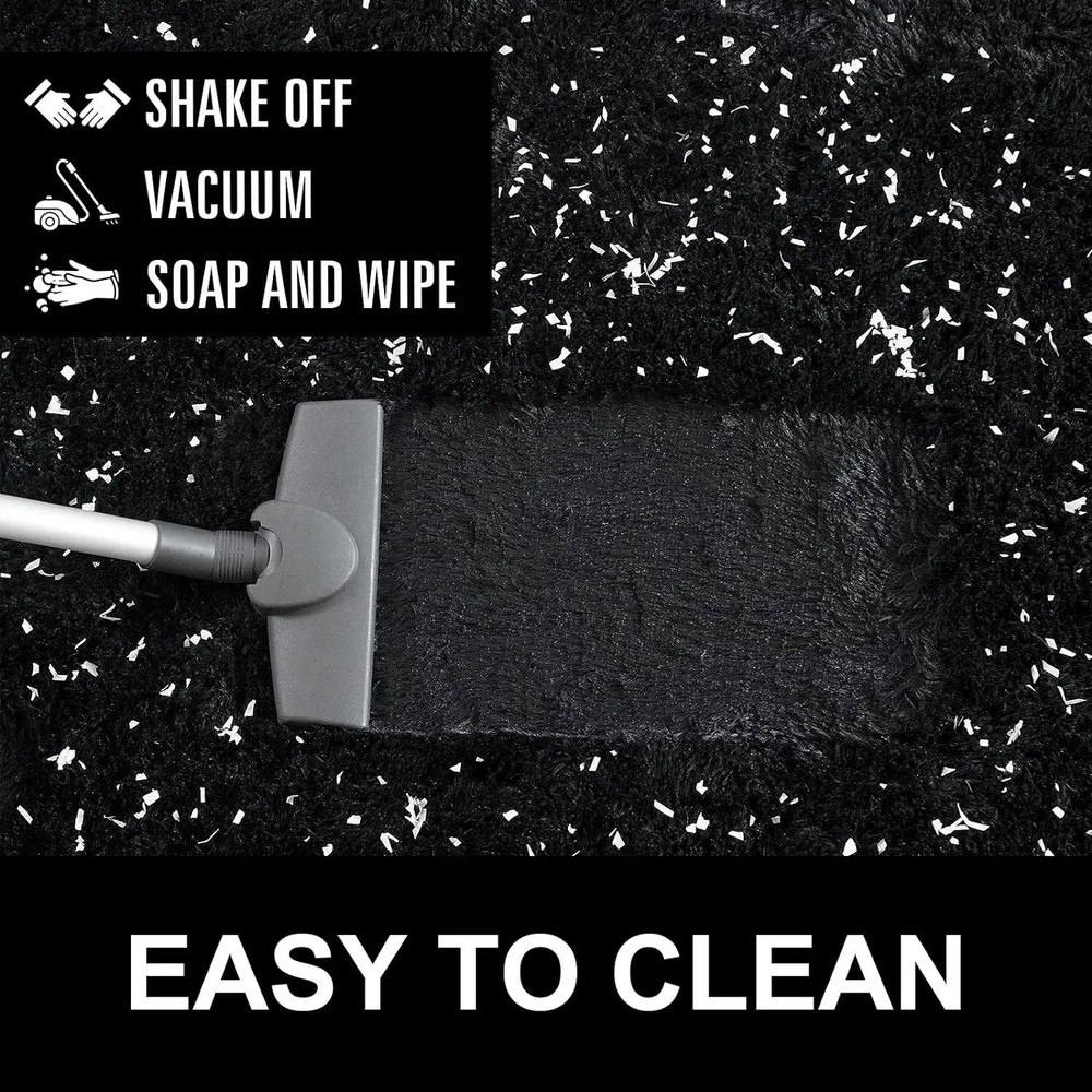 Fluffy Area Rug For Bedroom And Living Room With Non Slip Backing 4