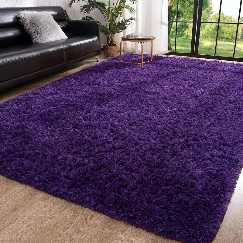 Fluffy Area Rug For Bedroom And Living Room With Non Slip Backing 7