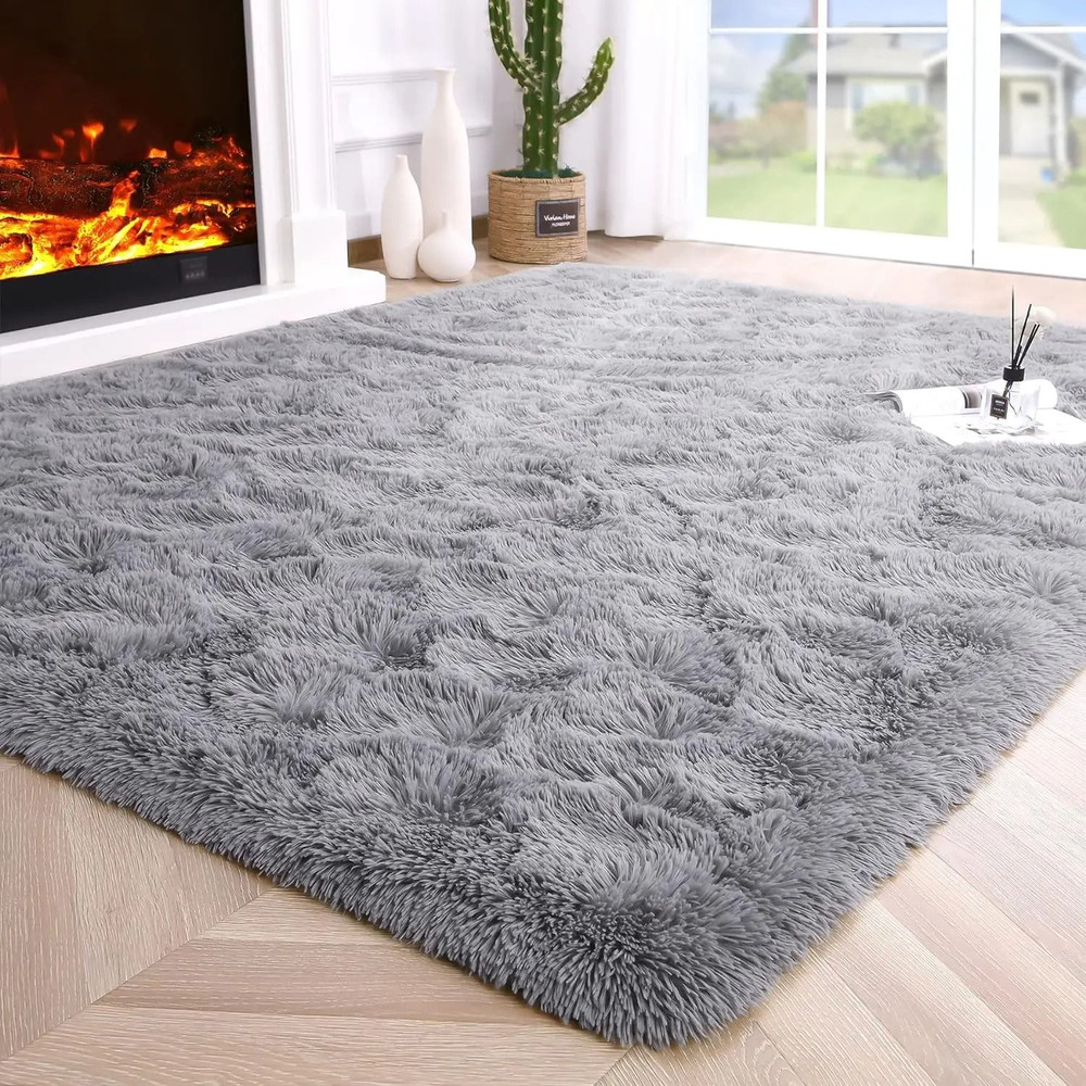 Fluffy Area Rug For Bedroom And Living Room With Non Slip Backing 8