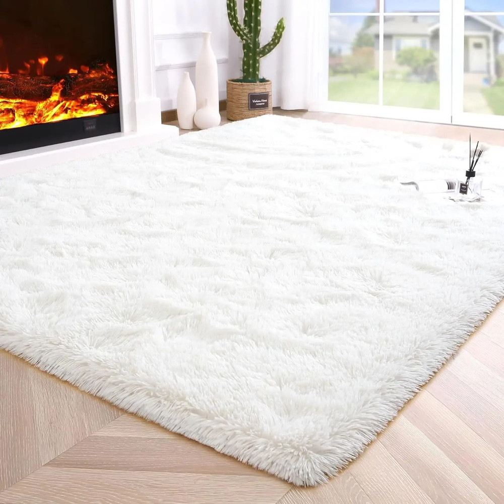 Fluffy Area Rug For Bedroom And Living Room With Non Slip Backing 10