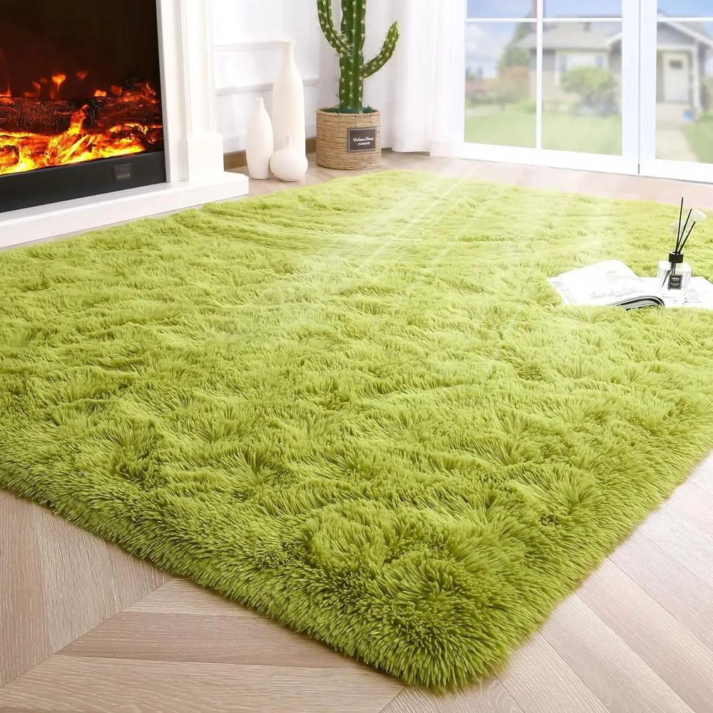 Fluffy Area Rug For Bedroom And Living Room With Non Slip Backing 14